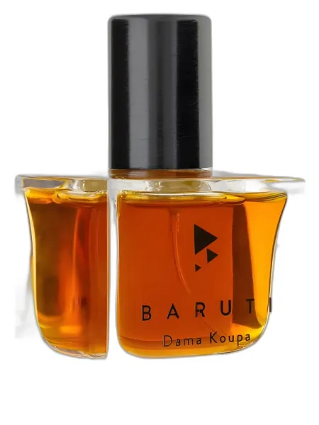 Frasco del perfume Baruti Dama Koupa Eau de Parfum