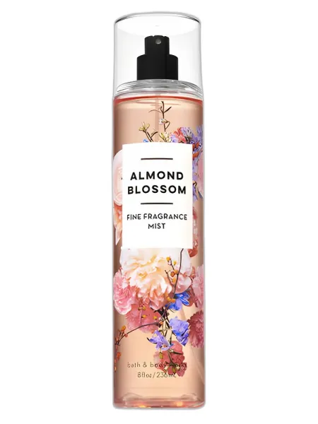 Frasco del perfume Bath & Body Works Almond Blossom