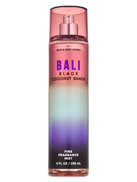 Frasco del perfume Bath & Body Works Bali Black Coconut Sands