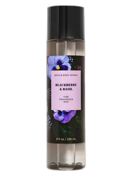Frasco del perfume Bath & Body Works Blackberry & Basil