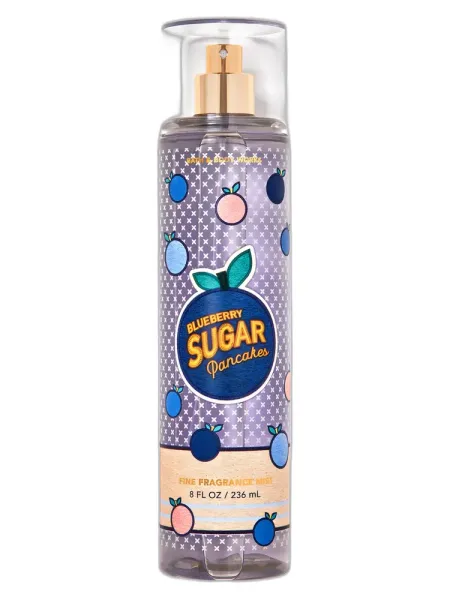 Frasco del perfume Bath & Body Works Blueberry Sugar Pancakes