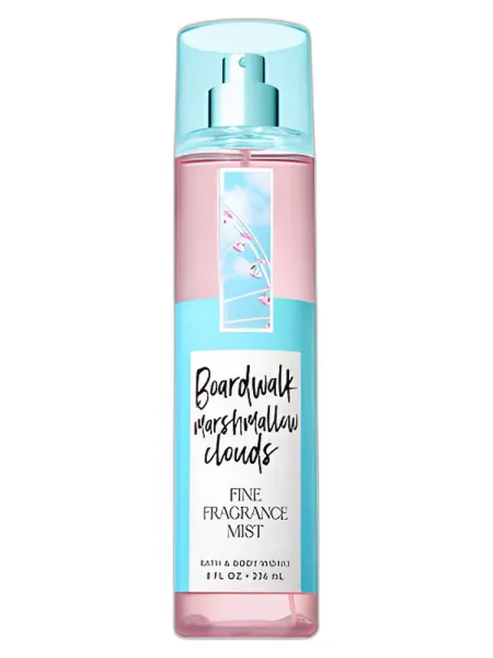 Frasco del perfume Bath & Body Works Boardwalk Marshmallow Clouds