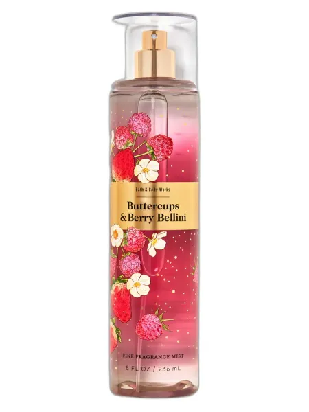 Frasco del perfume Bath & Body Works Buttercups & Berry Bellini