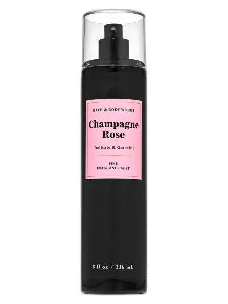 Frasco del perfume Bath & Body Works Champagne Rose