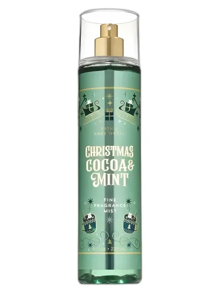 Frasco del perfume Bath & Body Works Christmas Cocoa & Mint unisex