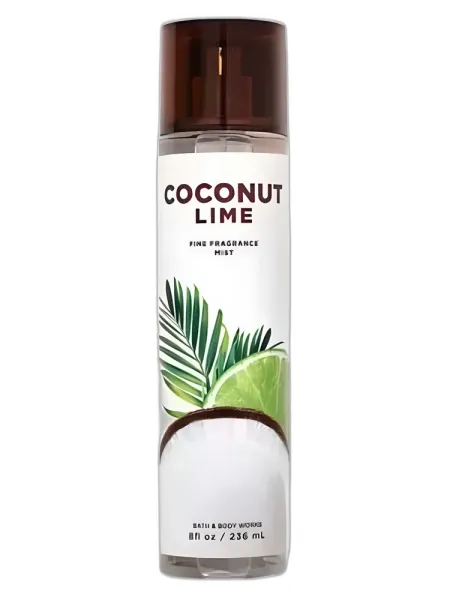 Frasco del perfume Bath & Body Works Coconut Lime