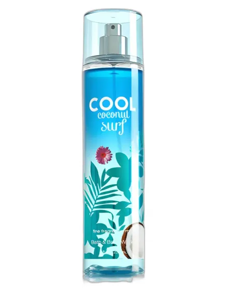 Frasco del perfume Bath & Body Works Cool Coconut Surf