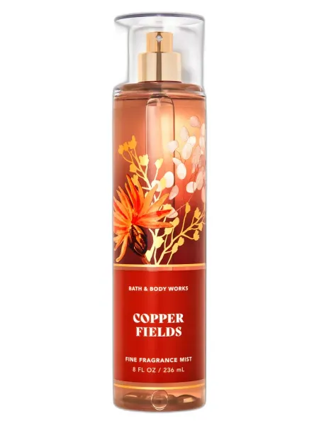 Frasco del perfume Bath & Body Works Copper Fields