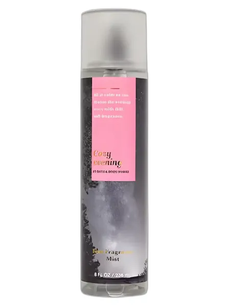 Frasco del perfume Bath & Body Works Cozy Evening
