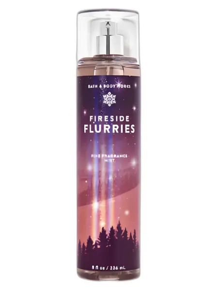 Frasco del perfume Bath & Body Works Fireside Flurries