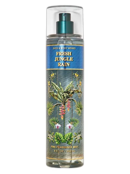 Frasco del perfume Bath & Body Works Fresh Jungle Rain
