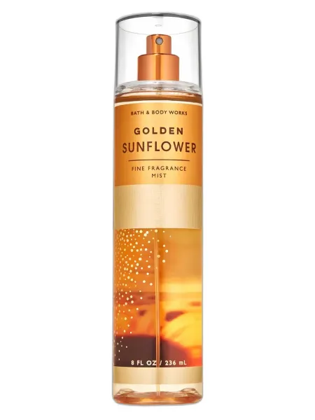 Frasco del perfume Bath & Body Works Golden Sunflower