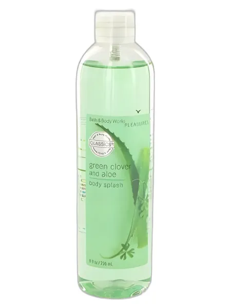 Frasco del perfume Bath & Body Works Green Clover and Aloe