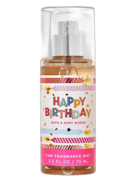 Frasco del perfume Bath & Body Works Happy Birthday Frosted Vanilla