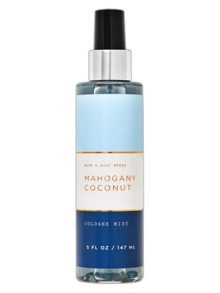 Frasco do perfume Bath & Body Works Mahogany Coconut