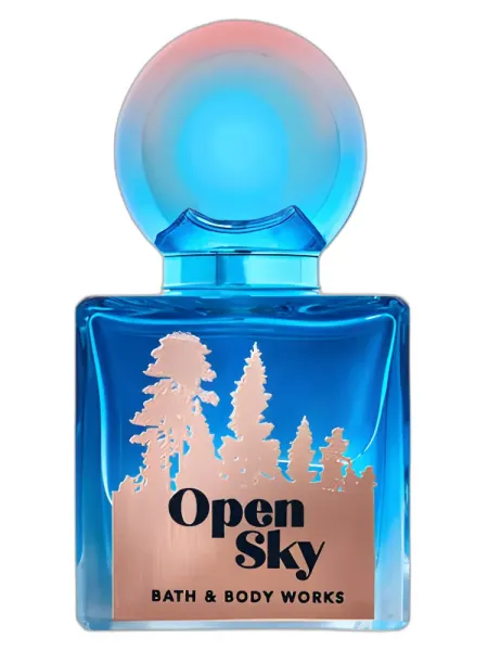 Frasco del perfume Bath & Body Works Open Sky EdP unisex Eau de Parfum