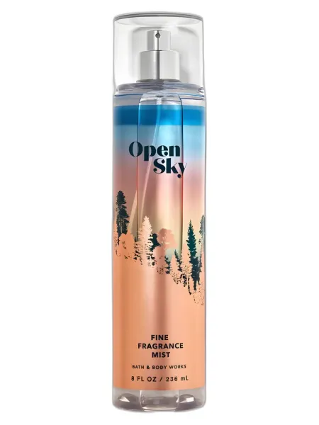 Frasco del perfume Bath & Body Works Open Sky