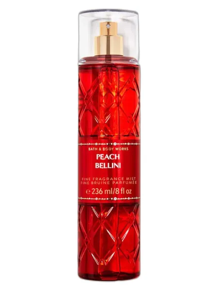 Frasco del perfume Bath & Body Works Peach Bellini