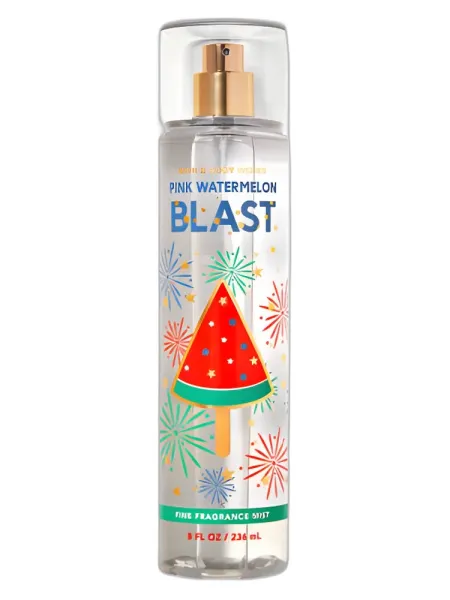 Frasco del perfume Bath & Body Works Pink Watermelon Blast