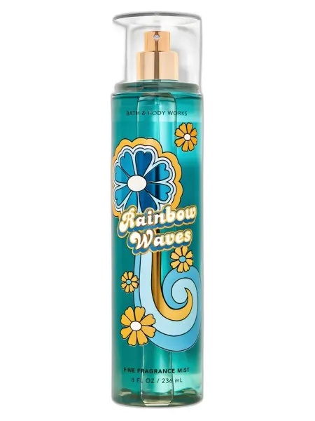 Frasco del perfume Bath & Body Works Rainbow Waves