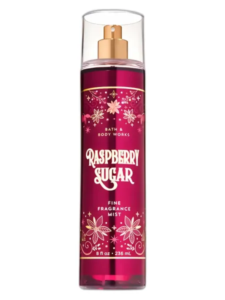 Frasco del perfume Bath & Body Works Raspberry Sugar