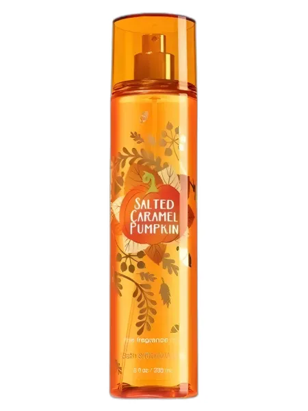 Frasco del perfume Bath & Body Works Salted Caramel Pumpkin