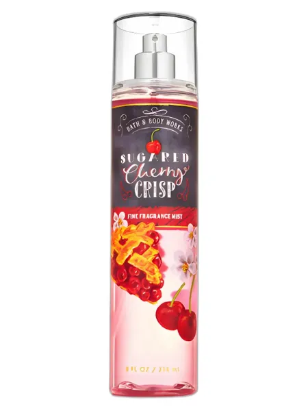 Frasco del perfume Bath & Body Works Sugared Cherry Crisp