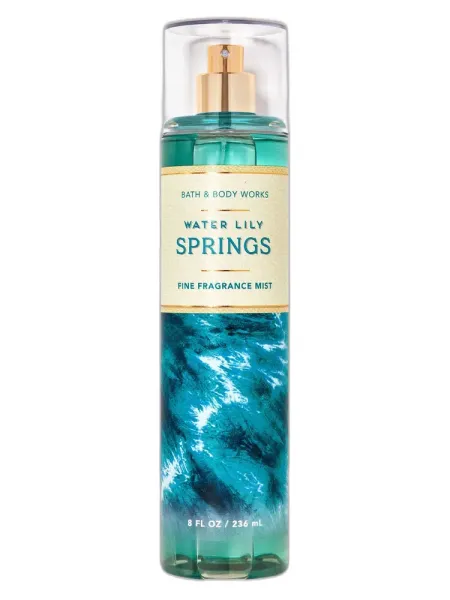 Frasco del perfume Bath & Body Works Water Lily Springs