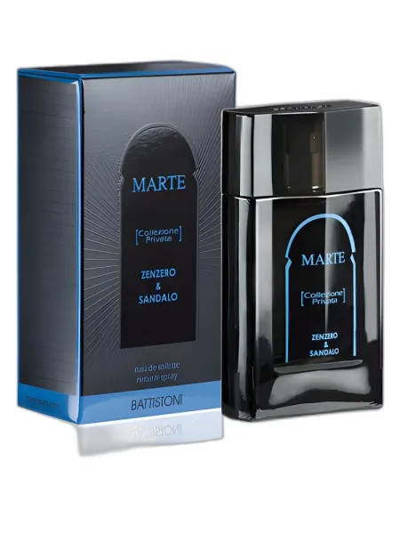 Frasco del perfume Battistoni Marte Collezione Privata Zenzero & Sandalo