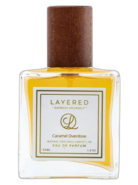 Frasco del perfume Be Layered Caramel Overdose unisex Eau de Parfum