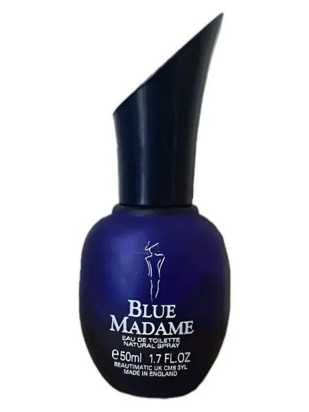 Frasco del perfume Beautimatic Blue Madame