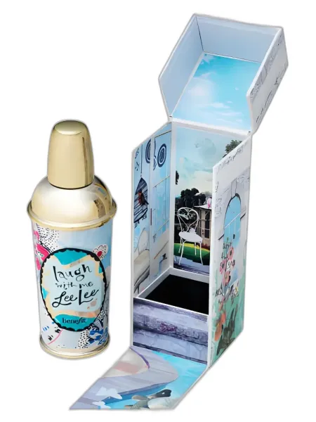 Frasco del perfume Benefit Laugh with me Lee Lee