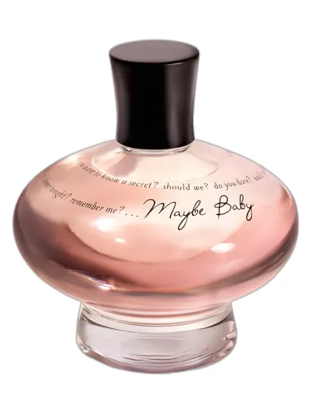 Frasco del perfume Benefit Maybe Baby