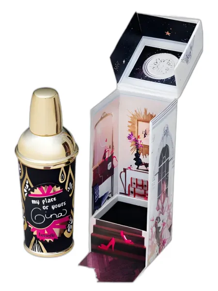 Frasco del perfume Benefit My place or yours Gina