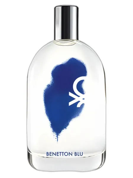 Frasco del perfume Benetton Blu Man Eau de Cologne