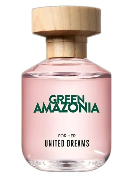 Frasco del perfume Benetton Green Amazonia for Her