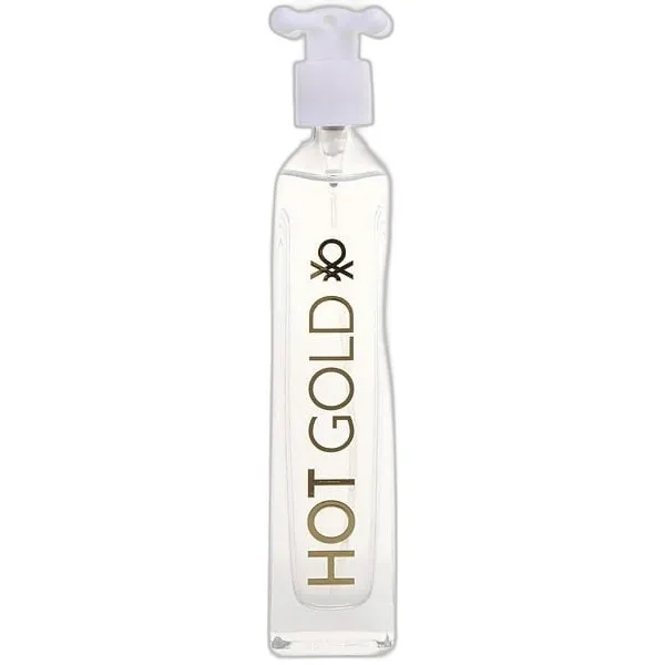 Frasco del perfume Benetton Hot Gold Eau de Toilette