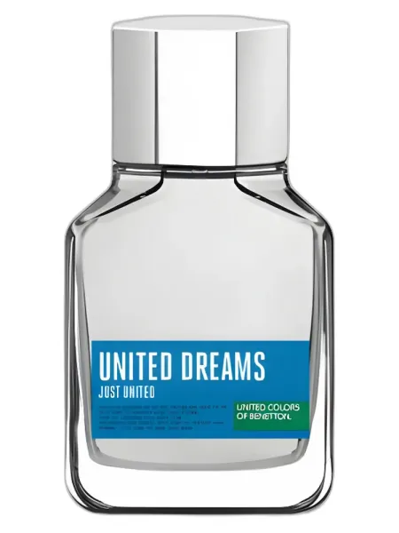 Frasco del perfume Benetton Just United