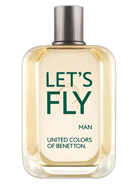 Frasco del perfume Benetton Let's Fly Eau de Toilette