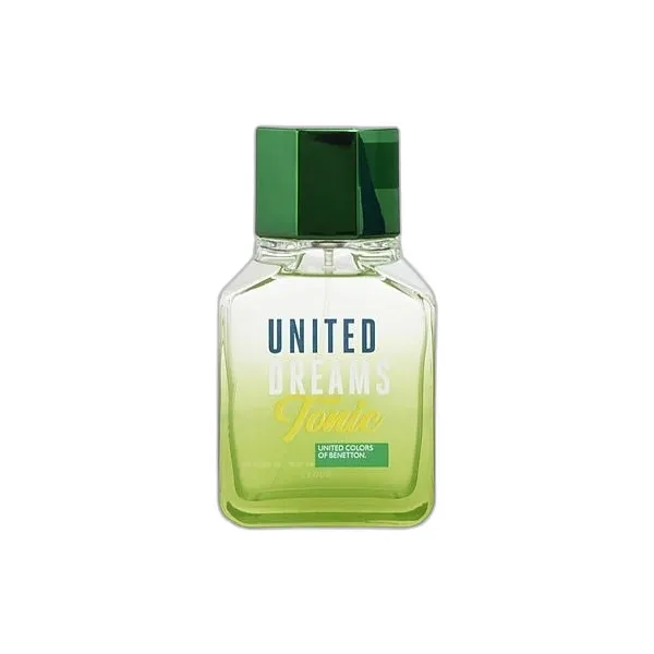 Frasco del perfume Benetton United Dreams Tonic Eau de Toilette