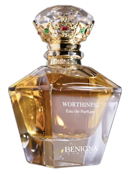 Frasco del perfume Benigna Parfums Worthiness unisex Eau de Parfum