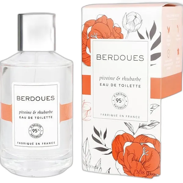 Frasco del perfume Berdoues 1902 Pivione & Rhubarbe Eau de Toilette