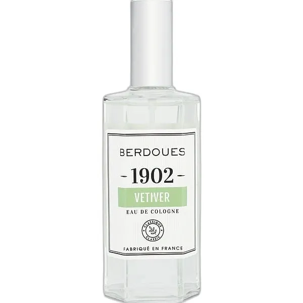 Frasco del perfume Berdoues 1902 Vetiver Eau de Cologne