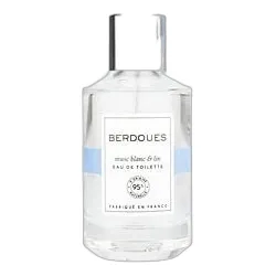 Frasco del perfume Berdoues Musc Blanc & Lin Eau de Toilette