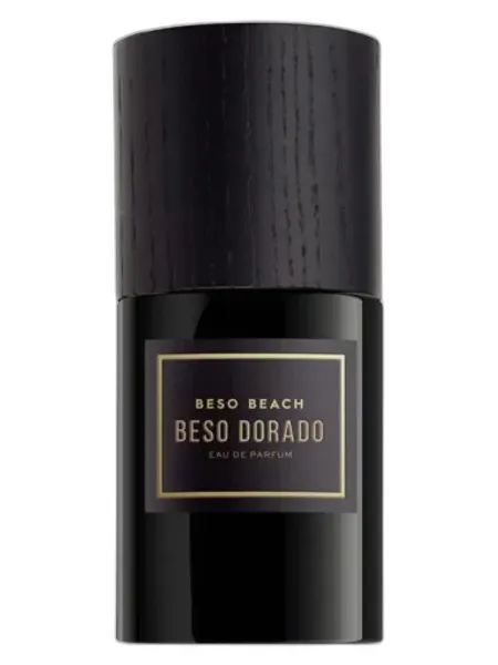 Frasco del perfume Beso Beach Perfumes Beso Dorado unisex