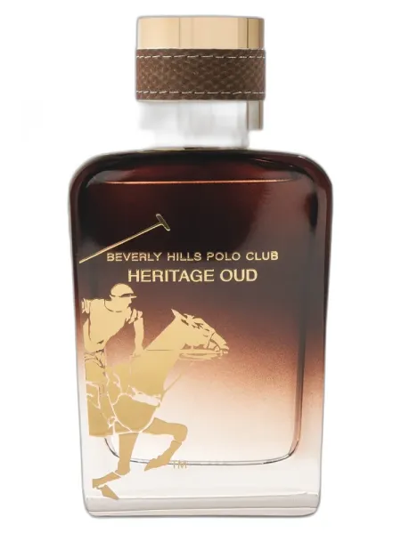Frasco del perfume Beverly Hills Polo Club Heritage Oud