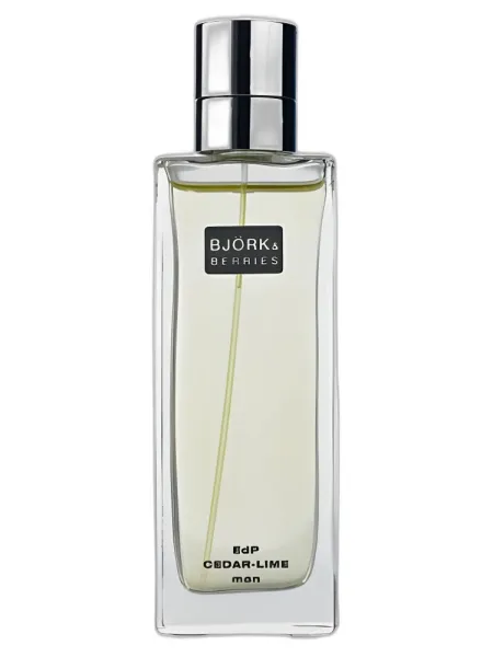 Frasco del perfume Bjork and Berries Cedar Lime