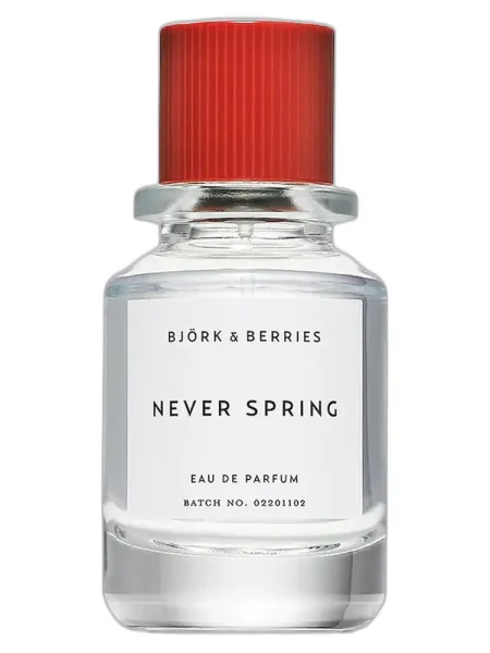 Frasco del perfume Bjork and Berries Never Spring unisex