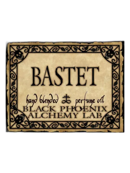 Frasco del perfume Black Phoenix Alchemy Lab Bastet