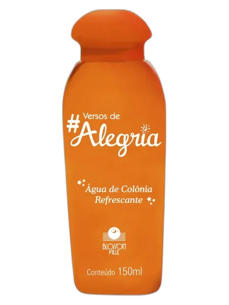 Frasco del perfume Blosson Ville Versos de Alegria